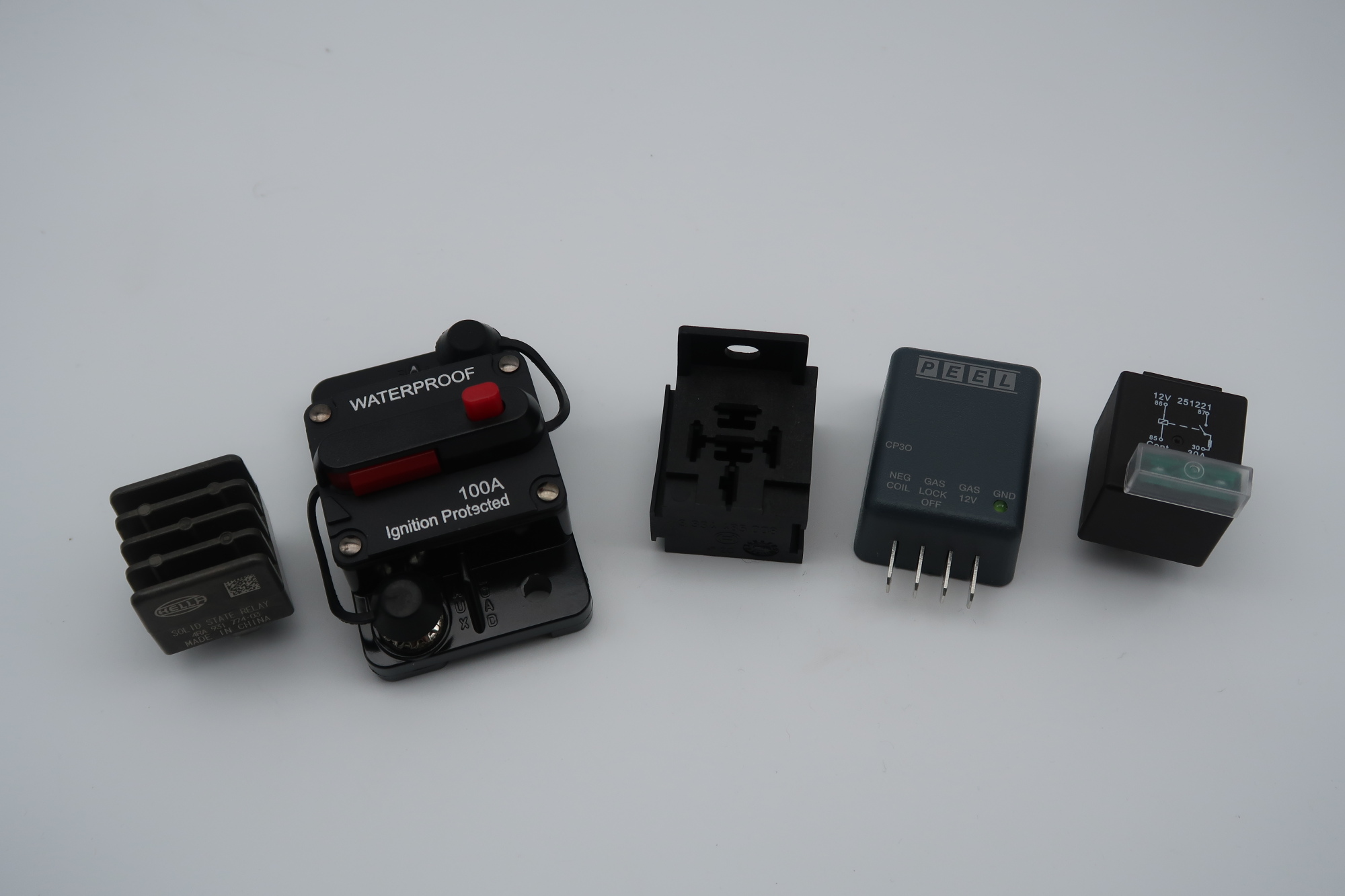Relays, Circuit Breakers and Fuses