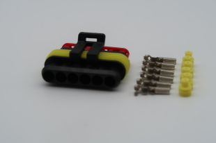 SUPERSEAL 6 PIN CONNECTOR MALE