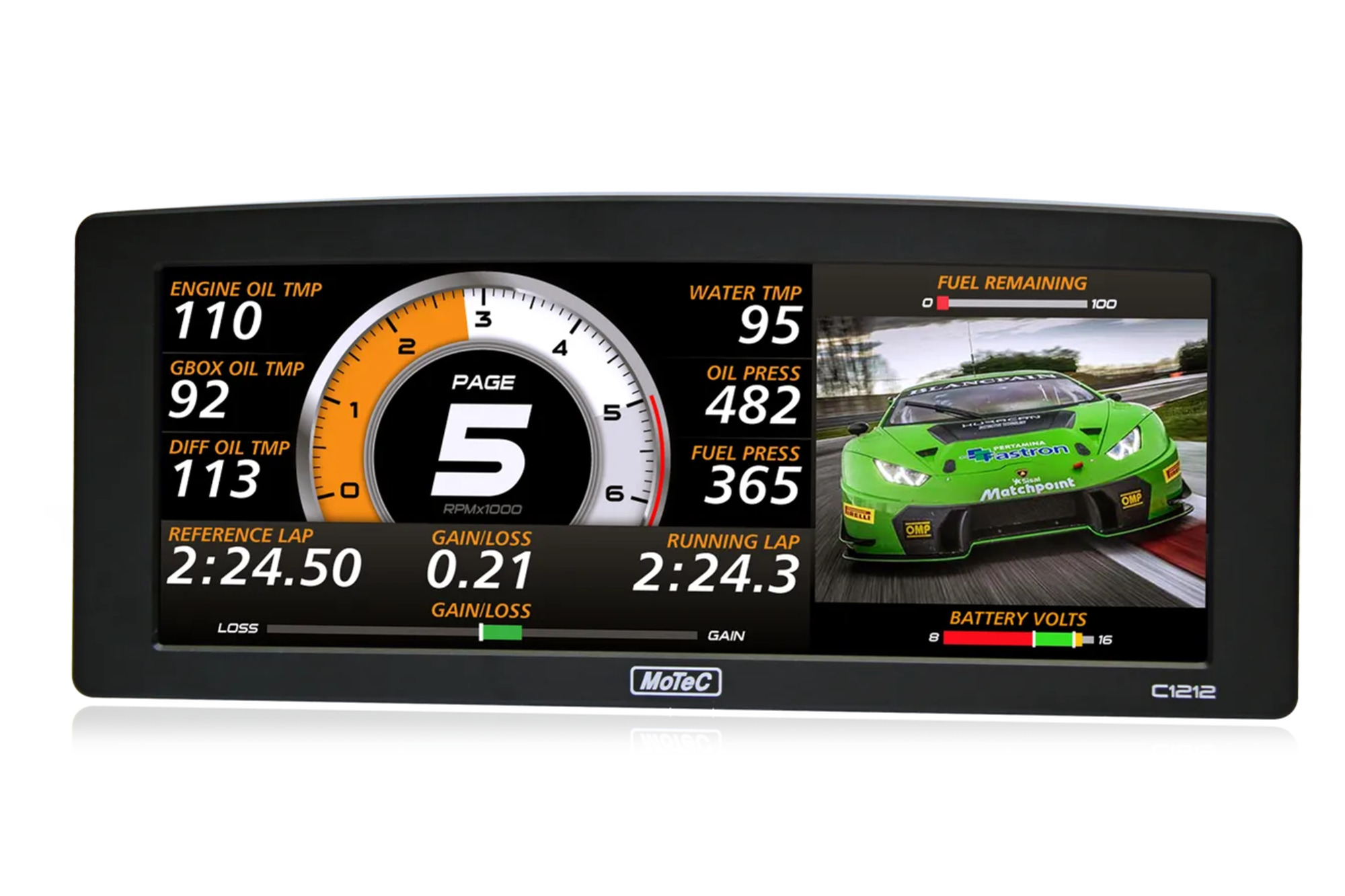 MoTeC C1212 - COLOUR DISPLAY LOGGER (Enabled)