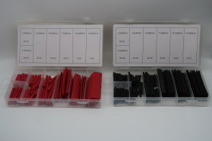 HEATSHRINK BOX - 127 PIECE HEATSHRINKABLE WIRE WRAP ASSORTMENT