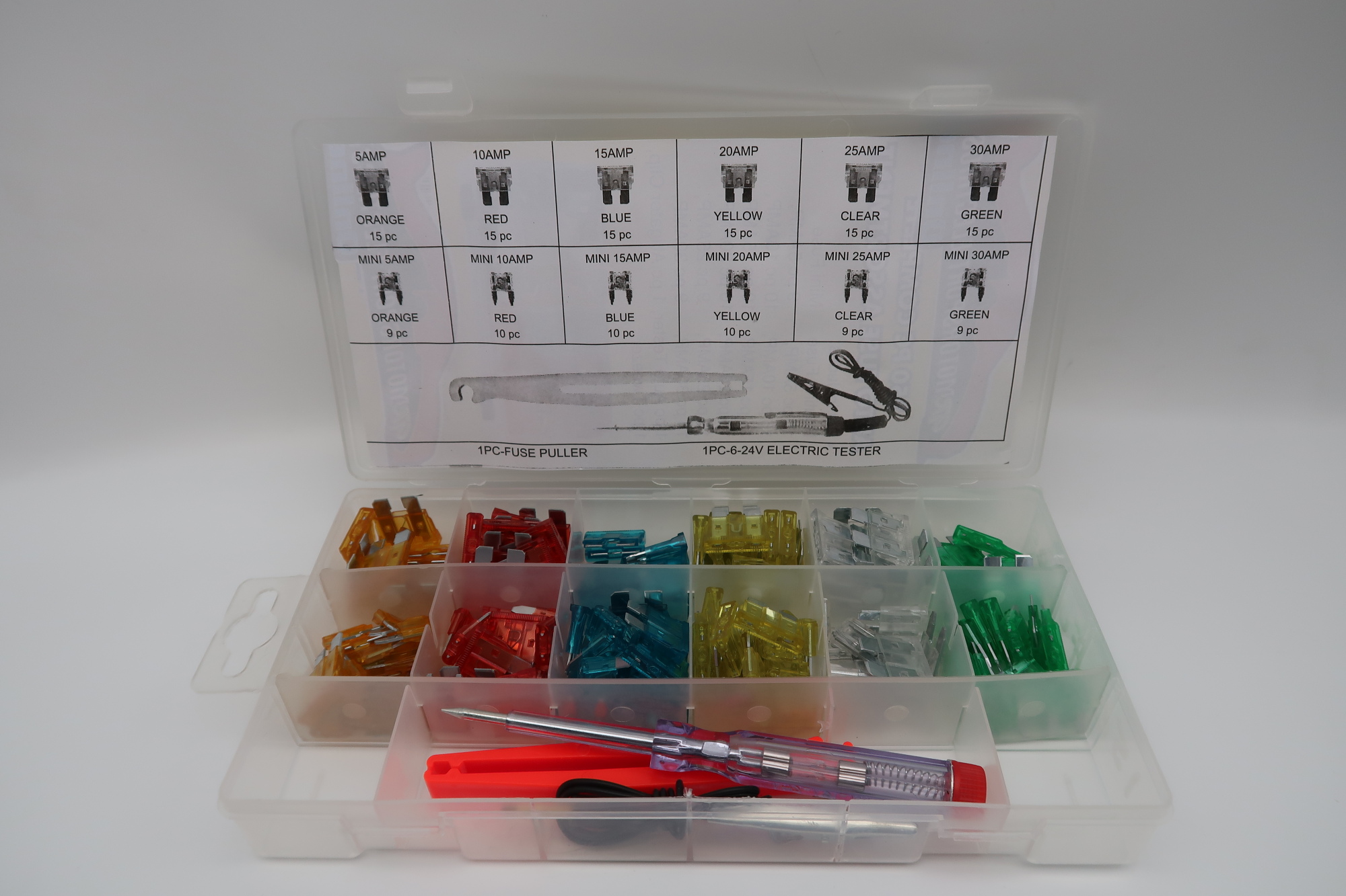 150 PIECE COMPLETE AUTO FUSE ASSORTMENT GR Motorsport Electrics