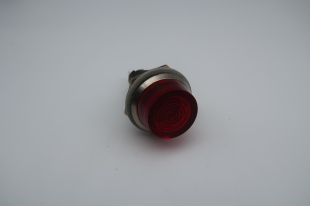 1" RED WARNING LIGHT 12V