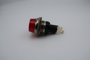 1" RED WARNING LIGHT 12V