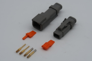 2 PIN DTM KIT WITH HEATSHRINK GLAND