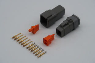 6 PIN DTM KIT WITH HEATSHRINK GLAND