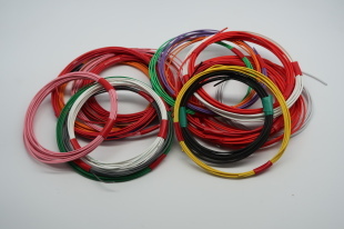 CLEARANCE - ASSORTED COLOURED WIRE & LENGTHS 24#, 22#, 20# AND 16# (BAG B)