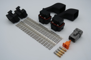 HALTECH NEXUS R3 CONNECTOR KIT WITH 70 DEGREE BOOTS AND BACKSHELLS