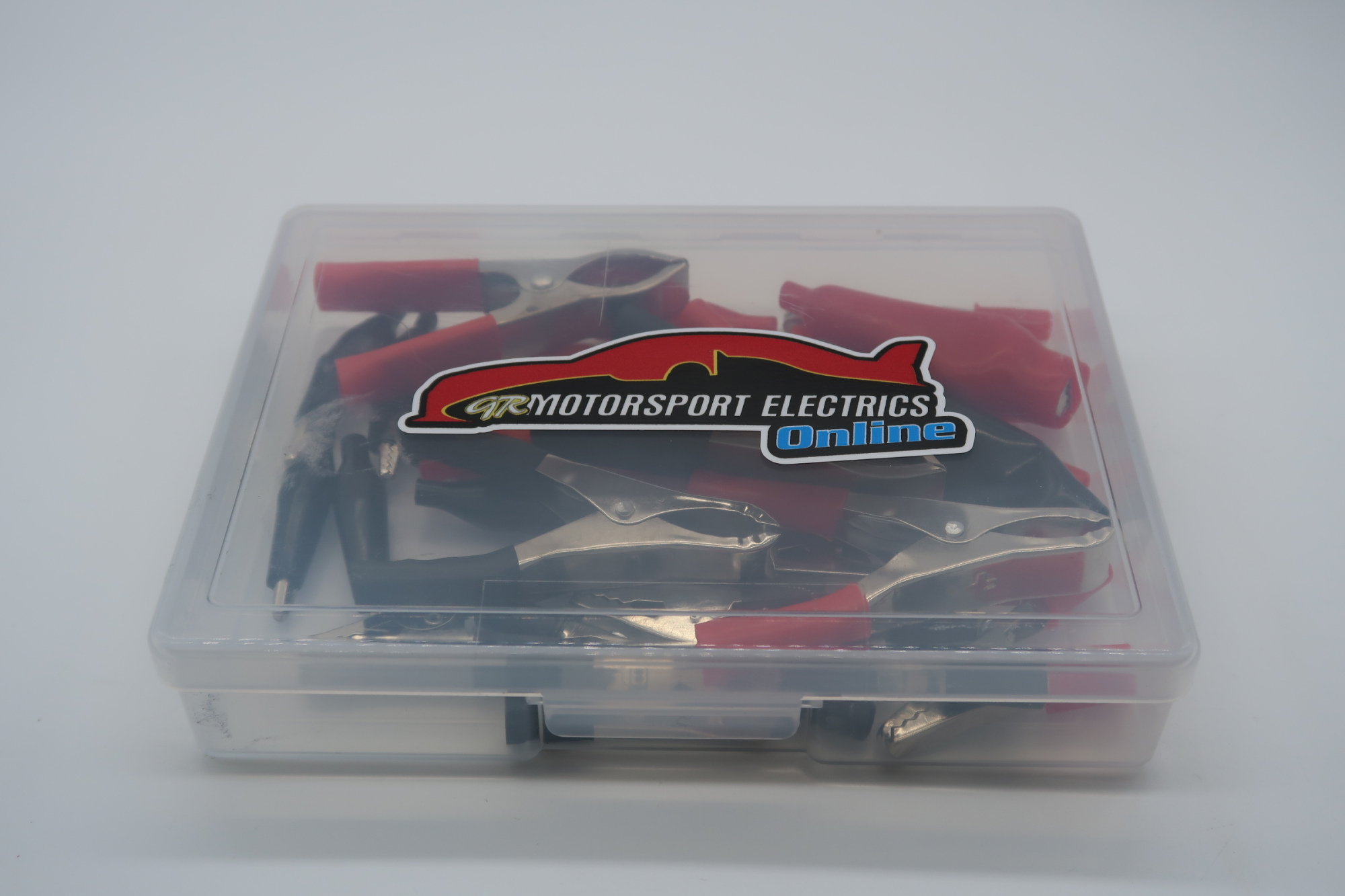 CLEARANCE - 28 x ASSORTED ALLIGATOR CLIPS RED AND BLACK