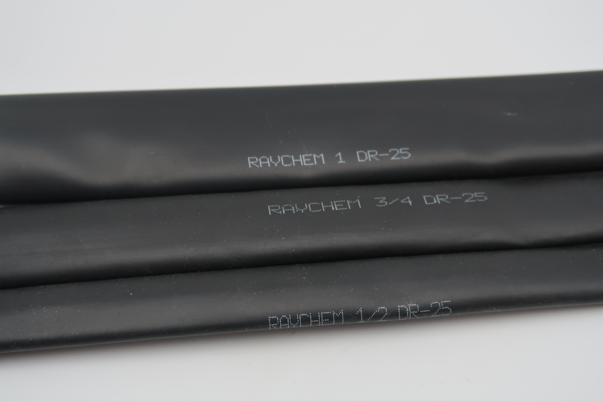 RAYCHEM DR-25 HEATSHRINK  1/2", 3/4"